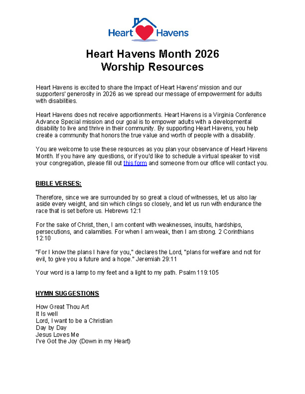 Heart Havens Month 2026 Worship Resources Image Page 1 (1)