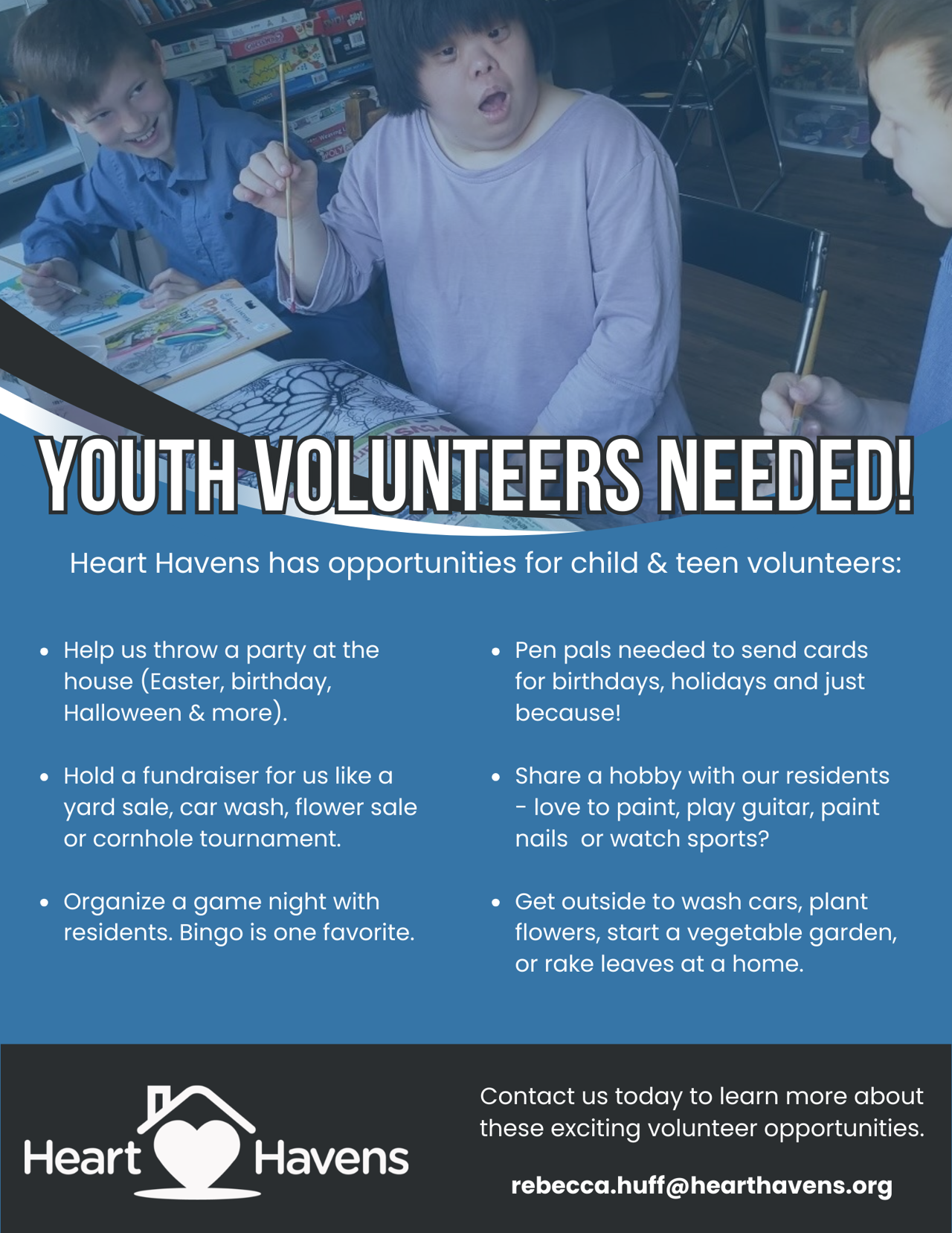 Youth Volunteers Flyer