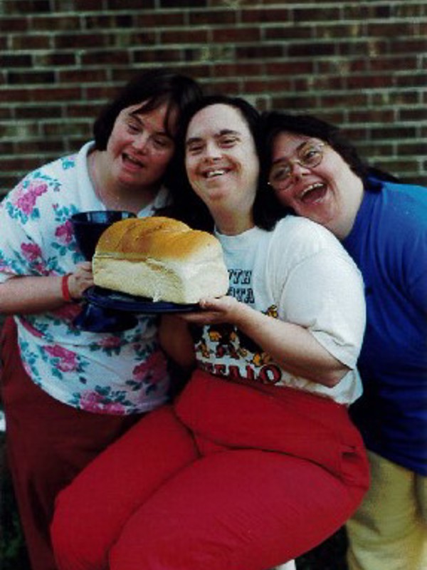 Macleigh Residents With Bread
