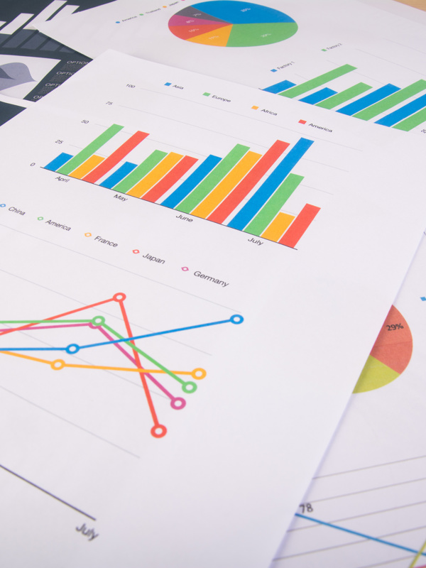 Colorful charts
