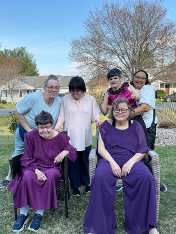 Bonnie dressed for Night to Shine