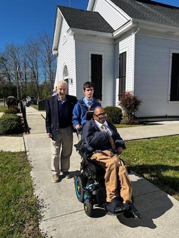 Colin, Keith & Bob at Church